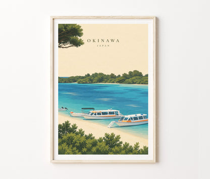 Okinawa travel poster – view 3