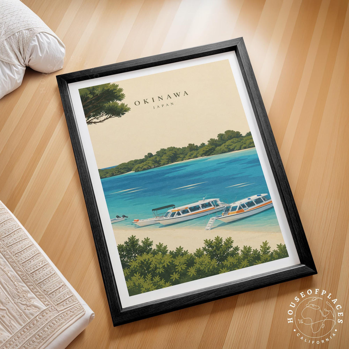 Okinawa travel poster – view 2