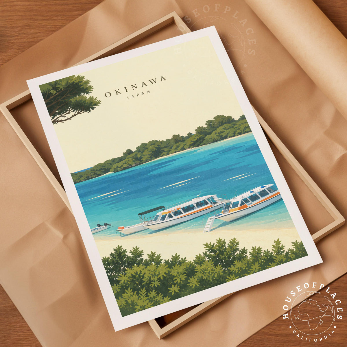 Okinawa travel poster – view 6