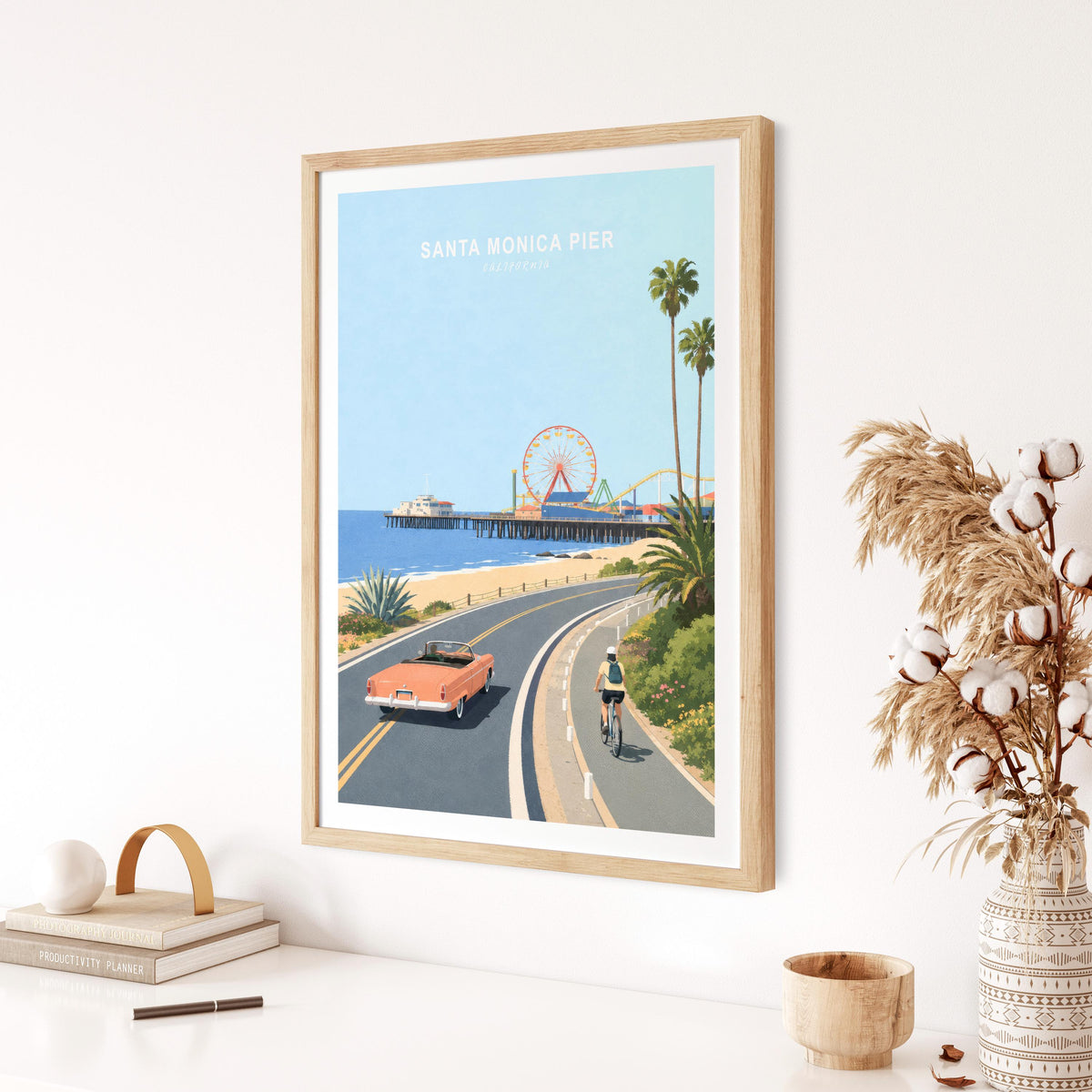 Santa Monica Pier travel poster – view 4